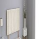 image 1 of Cream Plush Velvet 9 Panel Headboard Cream | 2FT6 Small Single 26"inch Headboard