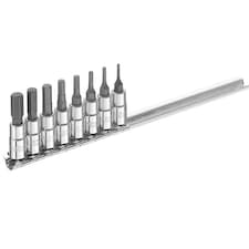 Expert Socket Set Of 8 Hex Bit 1/4In Drive