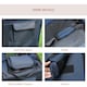 image 8 of PawHut Folding Pet Carrier Bag House W/ Cushion Storage, Dark Blue 60x41.5x41cm
