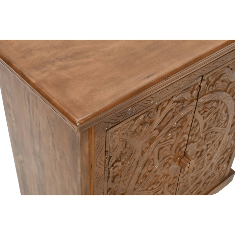 image 1 of Viva Mango Wood Sideboard With 2 Doors Brown