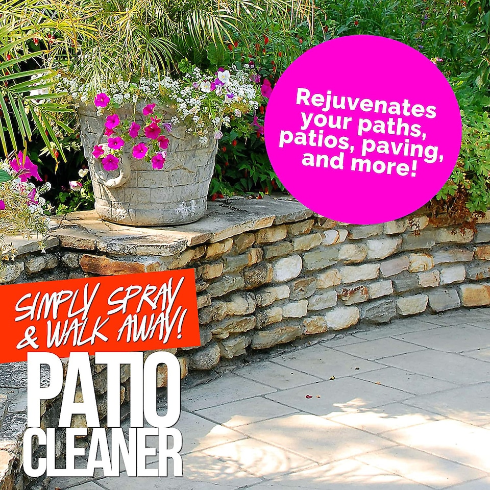 image 1 of Pro-Kleen Patio Cleaner Ready to Use Simply Spray & Walk Away Green Mould and Algae Remover 20L