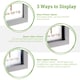 image 3 of Nicola Spring 5 x 7" Deep Photo Frames - Light Wood - 3D Deep Box Picture Frame Portrait Display Case (20 x 15cm) - Set of 2
