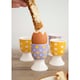 image 6 of KitchenCraft Egg Cup Set Multicolour Floral 4 Piece