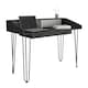 image 5 of Dallas Home Office Desk with Hairpin Legs - White Finish with Stylish Central American Design and Practical Workspace | White | White | One Size | 1