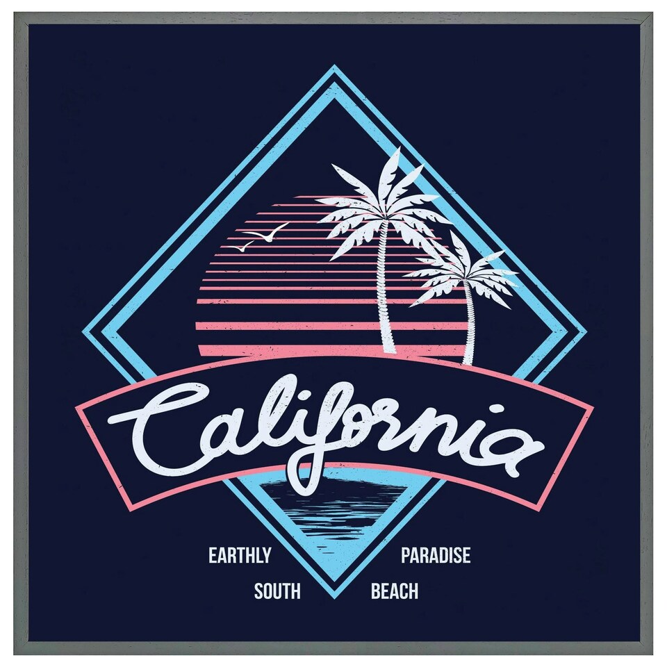 image 1 of Neon california (Picutre Frame) Brown | M