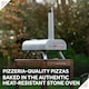 image 6 of George Foreman GFWPPO1SSPC Pizza Oven Stainless Steel 12" Wood Pellet with Paddle & Carry Bag
