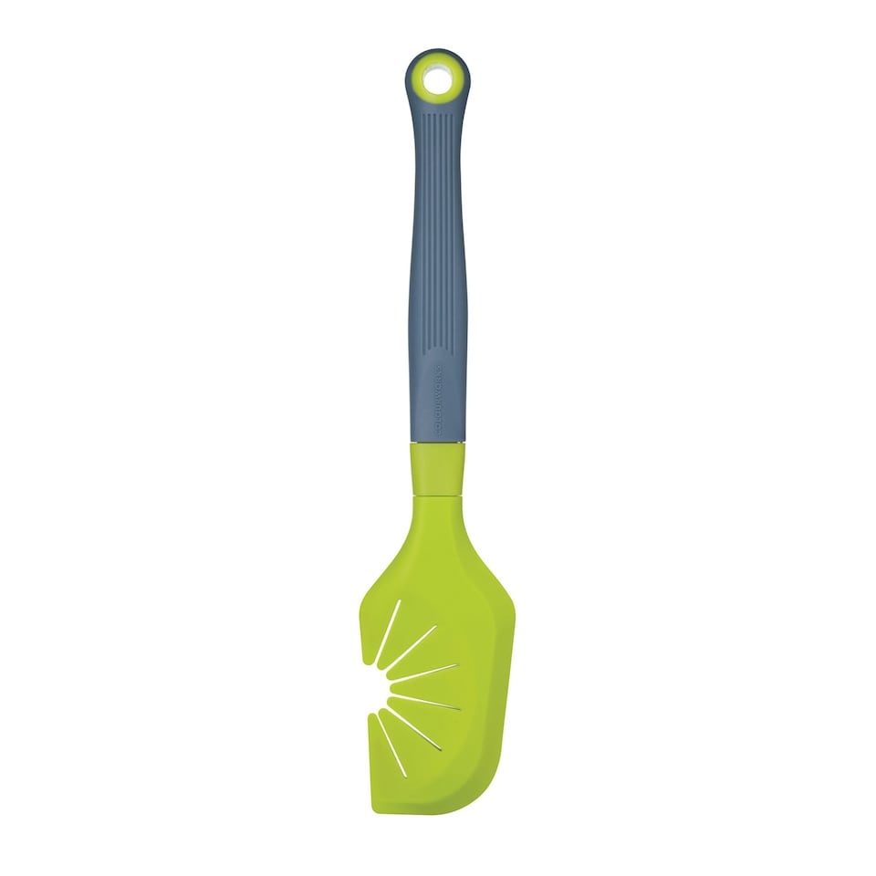 image 1 of Colourworks Whisk Scraper Spatula Green