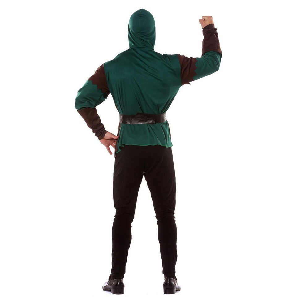 image 1 of Fiestas Guirca Mens Archer Costume Set | Brown | Brown/Green | L | 1