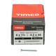 image 3 of Timco - Self-Tapping Screws - PZ - Countersunk - Zinc (Size 8 x 1 3/4 - 200 Pieces)