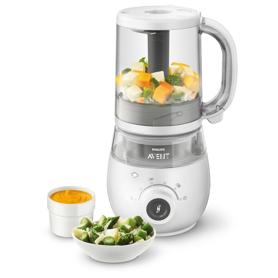 image 1 of Philips Avent SCF883/02 Premium 4-in-1 Baby Food Steamer and Blender