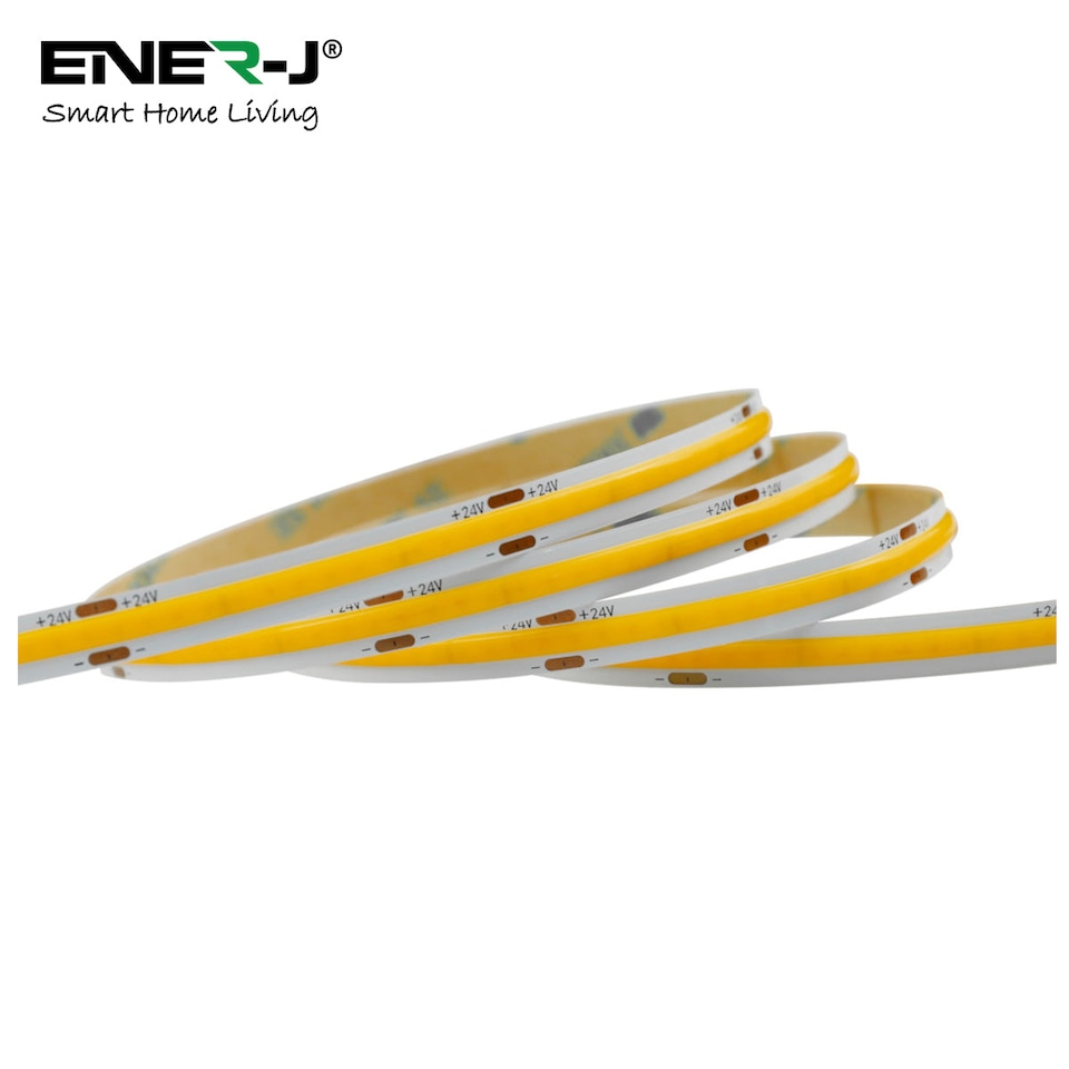 image 1 of 5 meters, 24V COB LED Strip Lights 4000K (Power Supply Not Included)