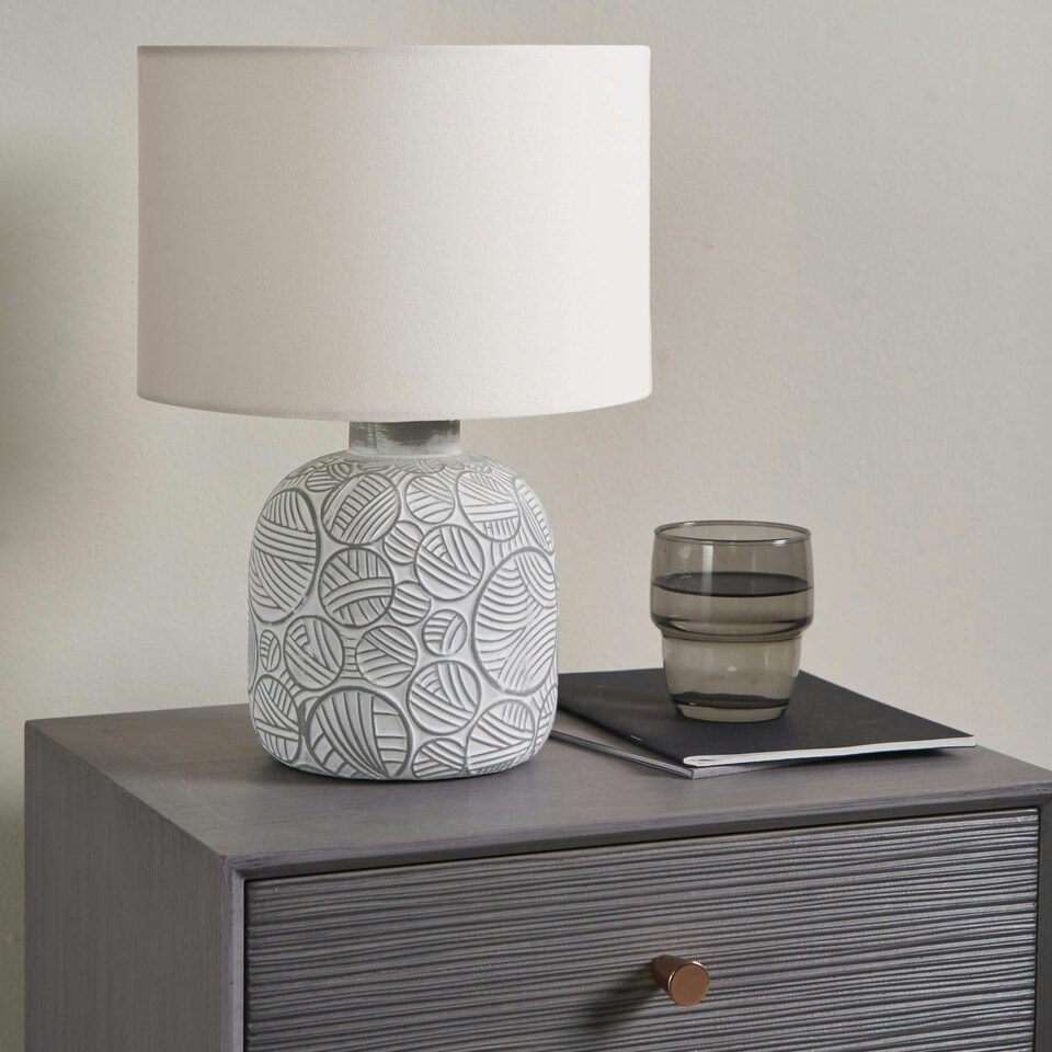 image 1 of Gloria Natural Ceramic Table Lamp