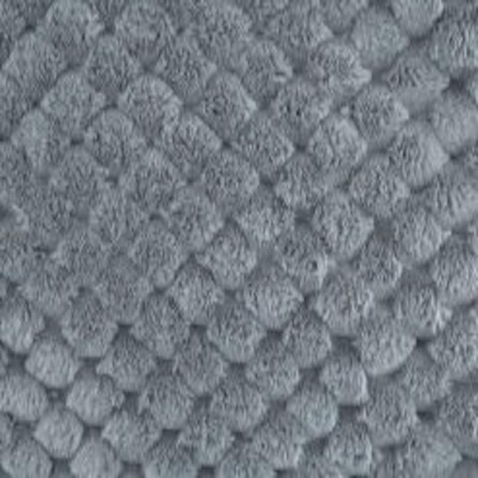image 1 of Leah Collection Deluxe Cushion Cover in Charcoal | Grey | Grey