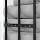 image 8 of HOMCOM Metal Towel Rack Wall Mounted, 3 Bar Towel Rail for Bathroom, Black