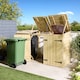image 7 of Rowlinson Premier Shiplap Triple Bin Store