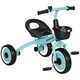 image 1 of AIYAPLAY Trike W/ Adjustable Seat Basket, Kids Tricycle for 2-5 Years Old, Blue