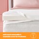 image 6 of Silentnight Impress Memory Foam Mattress Topper, 5cm Thick, Small Double | White | 1
