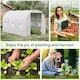 image 5 of Outsunny Large Walk-in Greenhouse Poly Tunnel Galvanised Garden Plants Grow Tent