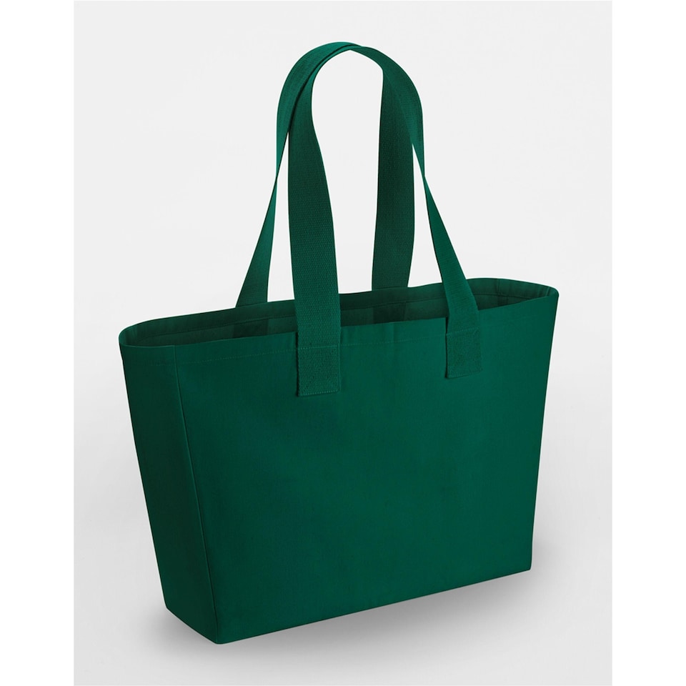 image 1 of Westford Mill Canvas Everyday Tote | Green | Bottle Green | One Size | 1