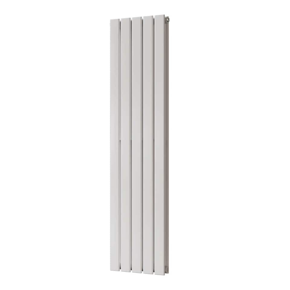 image 1 of Typhoon - White Vertical Radiator H1400mm x W340mm Double Panel