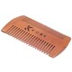 image 1 of Kobe Pro Wood Double Sided Beard or Moustache Comb
