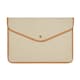 image 1 of Vinga Bosler Canvas Recycled Laptop Sleeve - Beige - One Size Brown