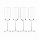 image 2 of Luigi Bormioli Sublime Flute Glasses Set 210 ml Crystal Glassware - Pack of 4 N/A