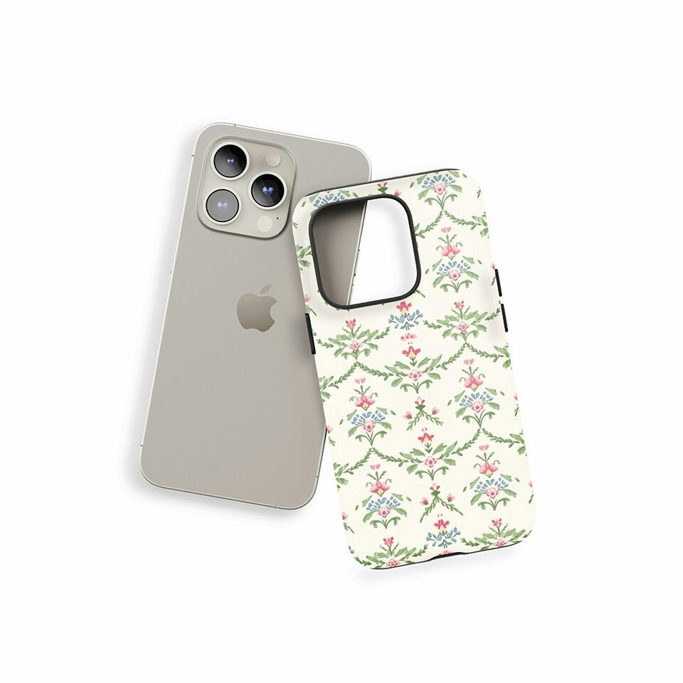 image 1 of Vintage Wallpaper Phone Case | Green | iPhone 15 Plus
Tough | iPhone 15 Plus
Tough