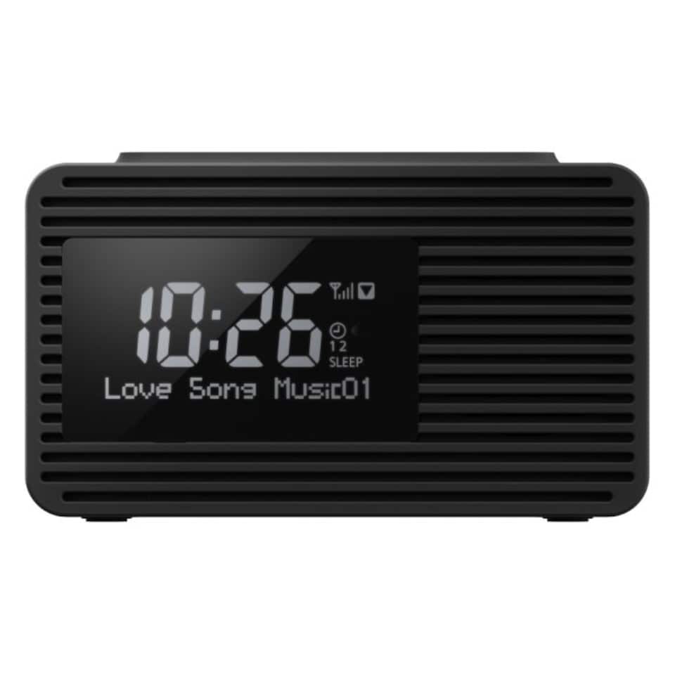 image 1 of Panasonic RC-D8EB-K DAB+ FM Clock Radio with Dual Alarm & USB Smartphone Charging – Black | Black