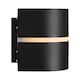 image 3 of Nordlux Sibelis Outdoor Wall Light Black Plastic Solar E27 Sensor Weatherproof - Mains Powered, IP44 | Black | Black
