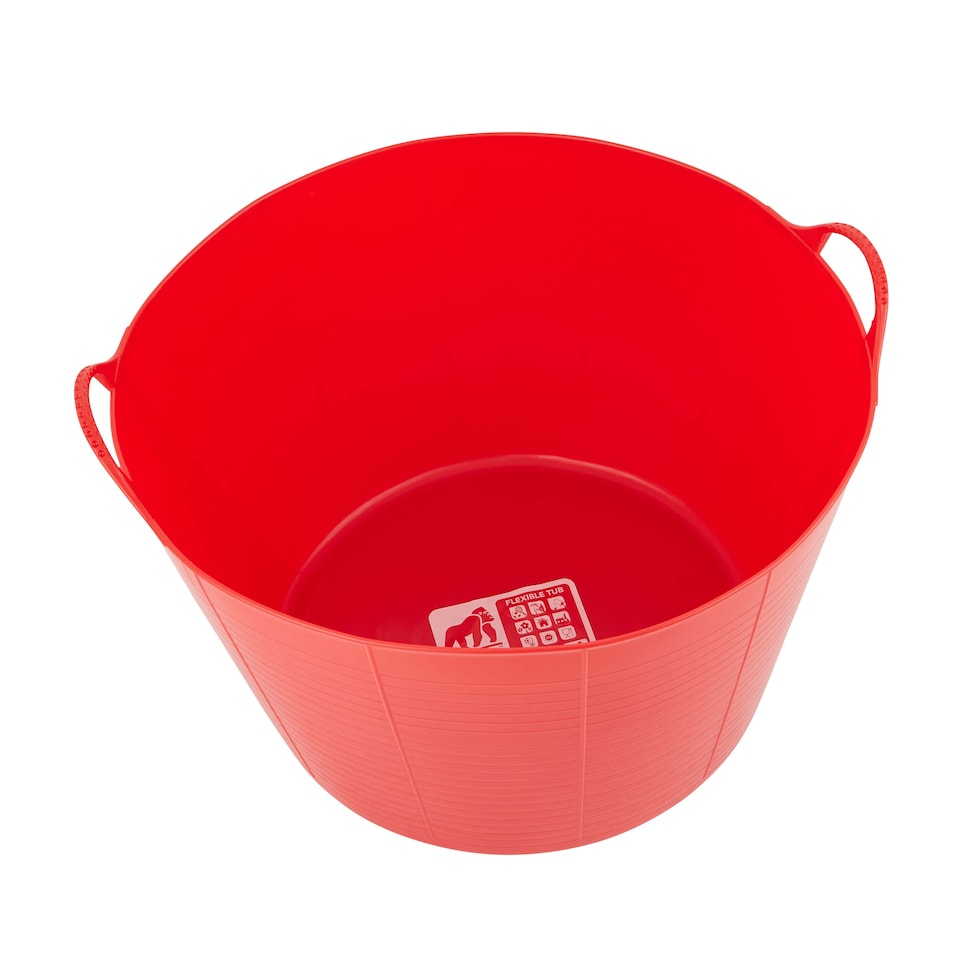 image 1 of Red Gorilla - Gorilla Tub 75L - Flexible Multi-Use Bucket | Red