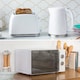 image 6 of Russell Hobbs Honeycomb Bundle Set with Kettle, 2 Slice Toaster, and Microwave White HCBNDL2W