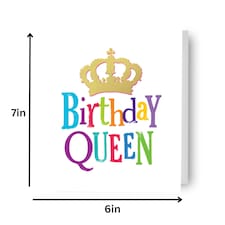 Brightside 'Birthday Queen' Birthday Card