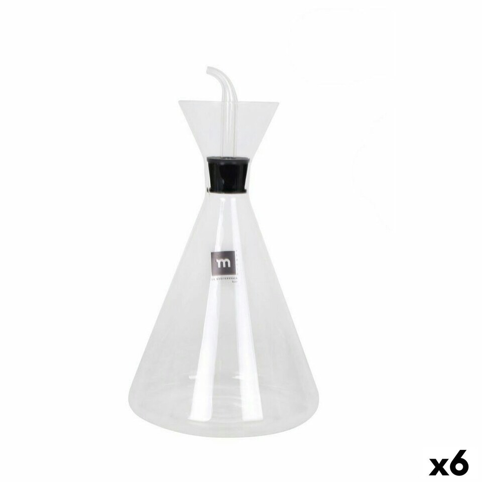 image 1 of Cruet La Mediterránea Iraia Transparent Borosilicate Glass 1 L (6 Units)