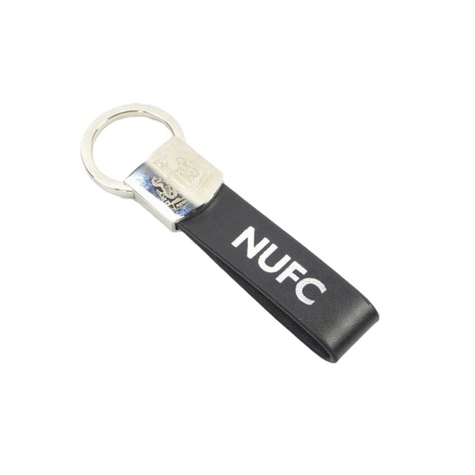 image 1 of Newcastle United FC Strappy Keyring - Black - One Size