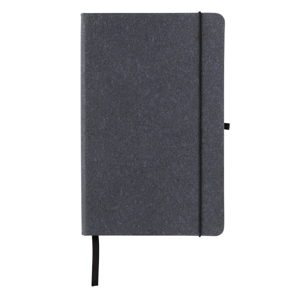 image 1 of XD Collection Leather A5 Notebook - Grey - 1.5cm x 21cm x 13.5cm