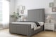 image 2 of Sloomy Pemberton Pewter Dumfries Deep-Sided Bed Frame With 50" Upholstered Headboard 4'6 Double