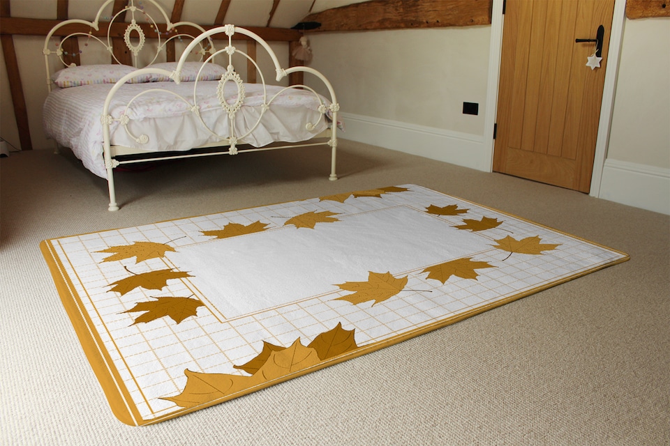 image 1 of Golden Autumn Designer Rug | Multi