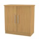 image 4 of Carlton 2 Door Cabinet in Modern Oak (Ready Assembled) | Brown | Modern Oak