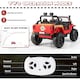 image 3 of COSTWAY 2-Seater Powered Electric UTV Large Kids car Red