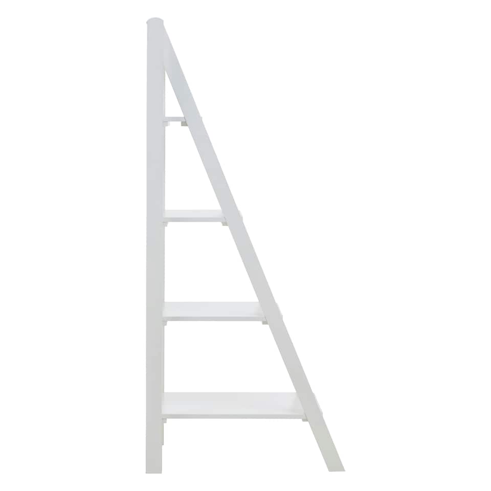 image 1 of Interiors by Premier Functional 4 Tier Shelf Unit, Stylish Standing Shelves For Livingroom, Versatile Shelving Unit For Bedroom White