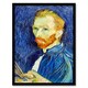 image 1 of Vincent van Gogh Framed Wall Art Print Self Portrait With Palette Home Décor