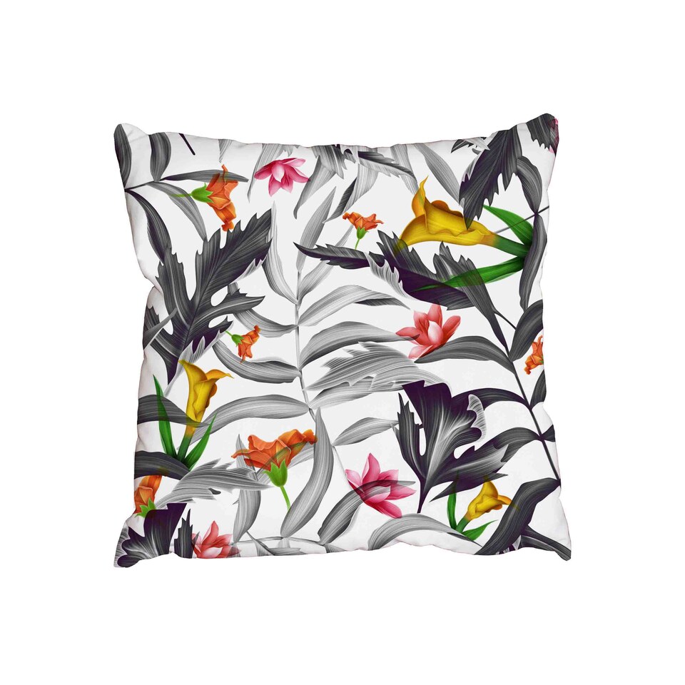 Cushions - Tropical flower, plant (Cushion) | Multi