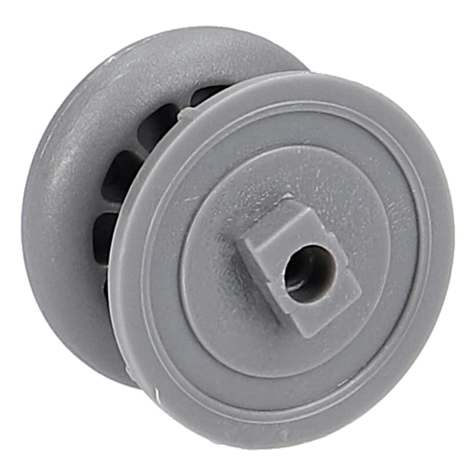 image 1 of SPARES2GO Guide Support Rail Basket Wheel for Kenwood Dishwasher KDW45 KDW60 KID45 KID45 KID60