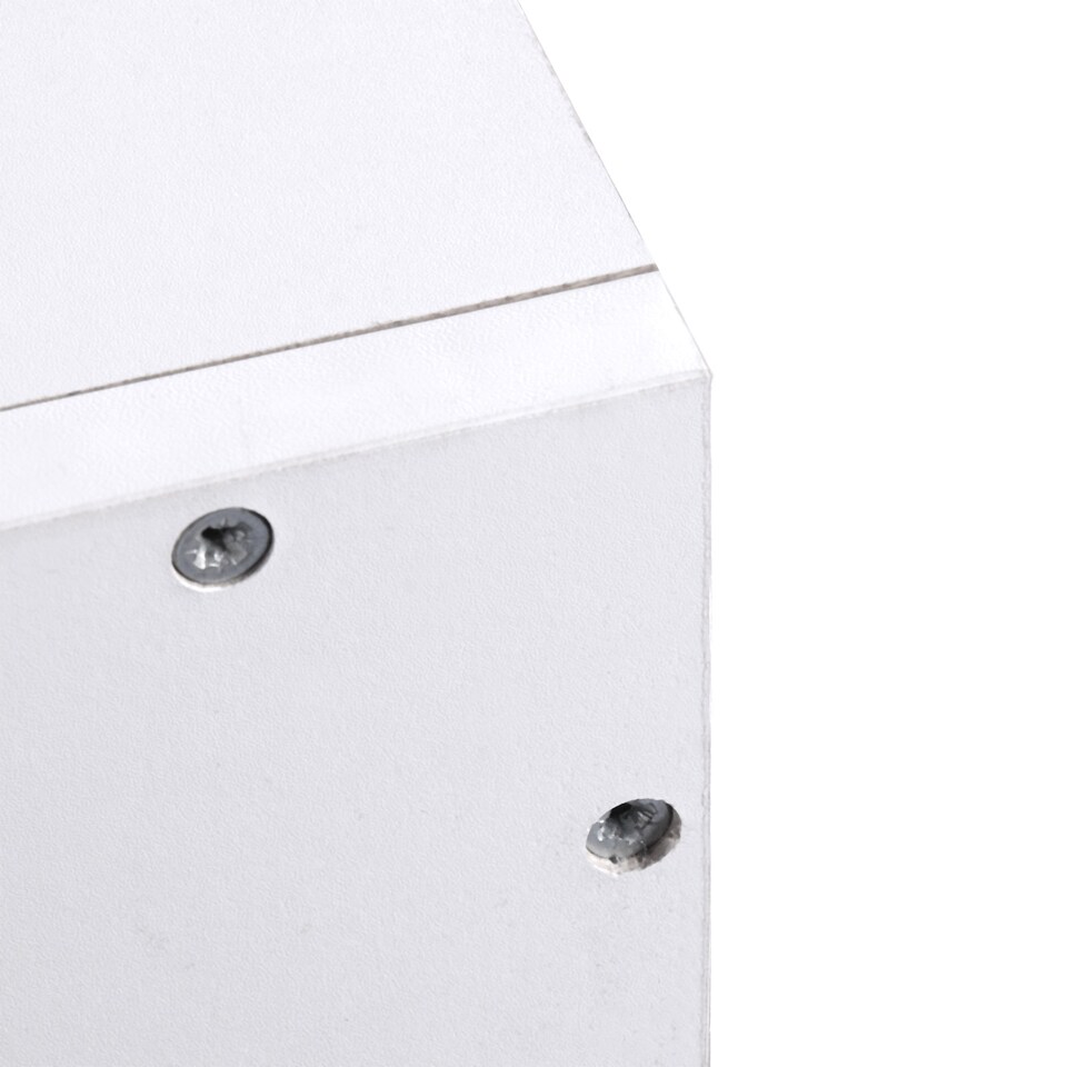 image 1 of HOMCOM Wall Mounted Coat Hanger Hooks Rack Stand Hallway Coat Rack Rail & Storage Shelf Hanging Coat Organizer (White)