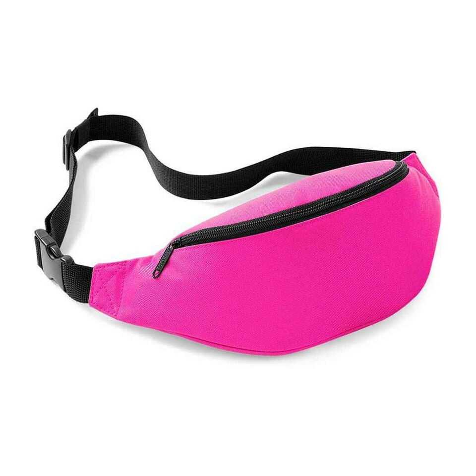 image 1 of Bagbase Belt Waist Bag - Fuchsia - One Size Pink