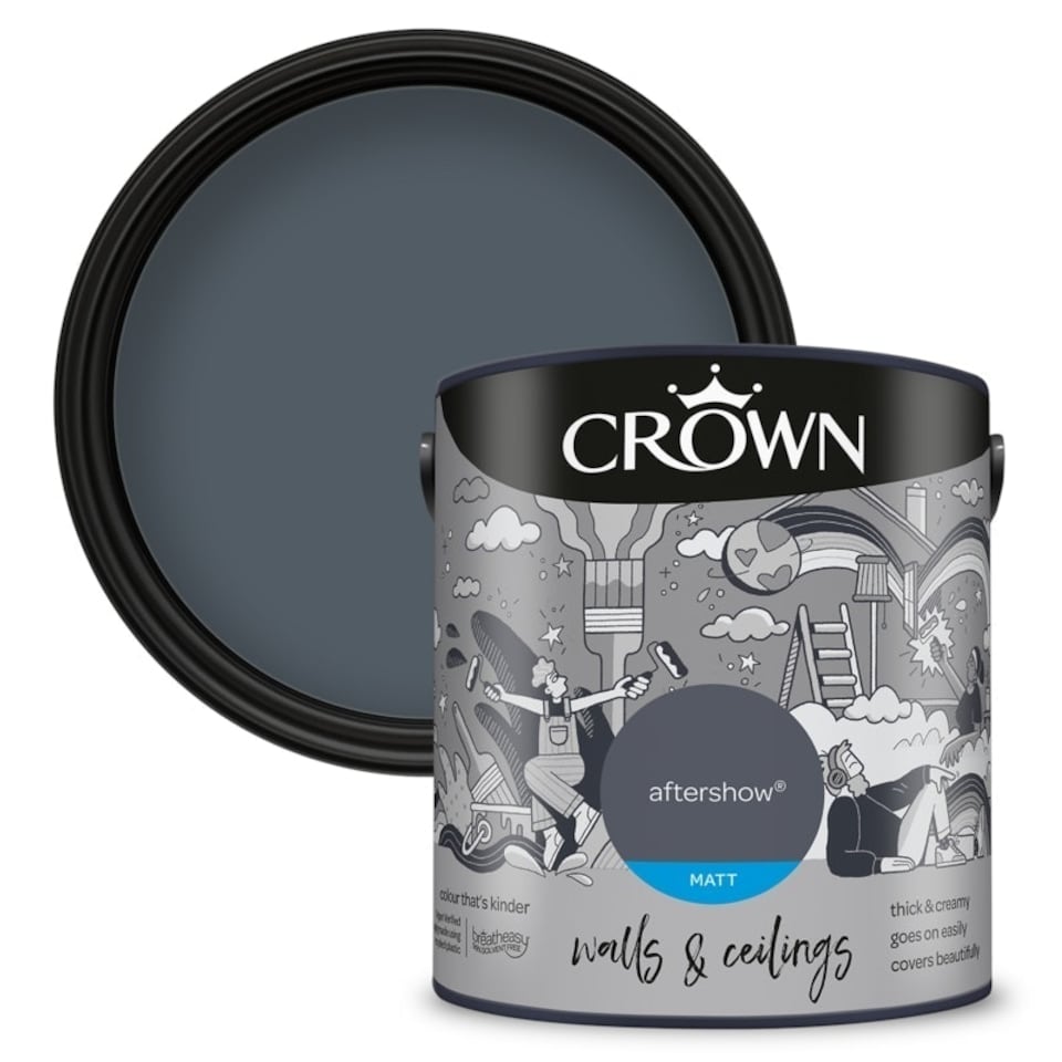 image 1 of Crown Walls & Ceilings Matt 2.5L Aftershow