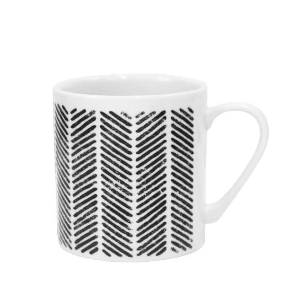 Churchill China Sieni Sparre Venus China Mug 340ml | White | Black | 1