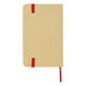 image 2 of Reed Hard Cover Recycled A6 Notebook - Red - One Size