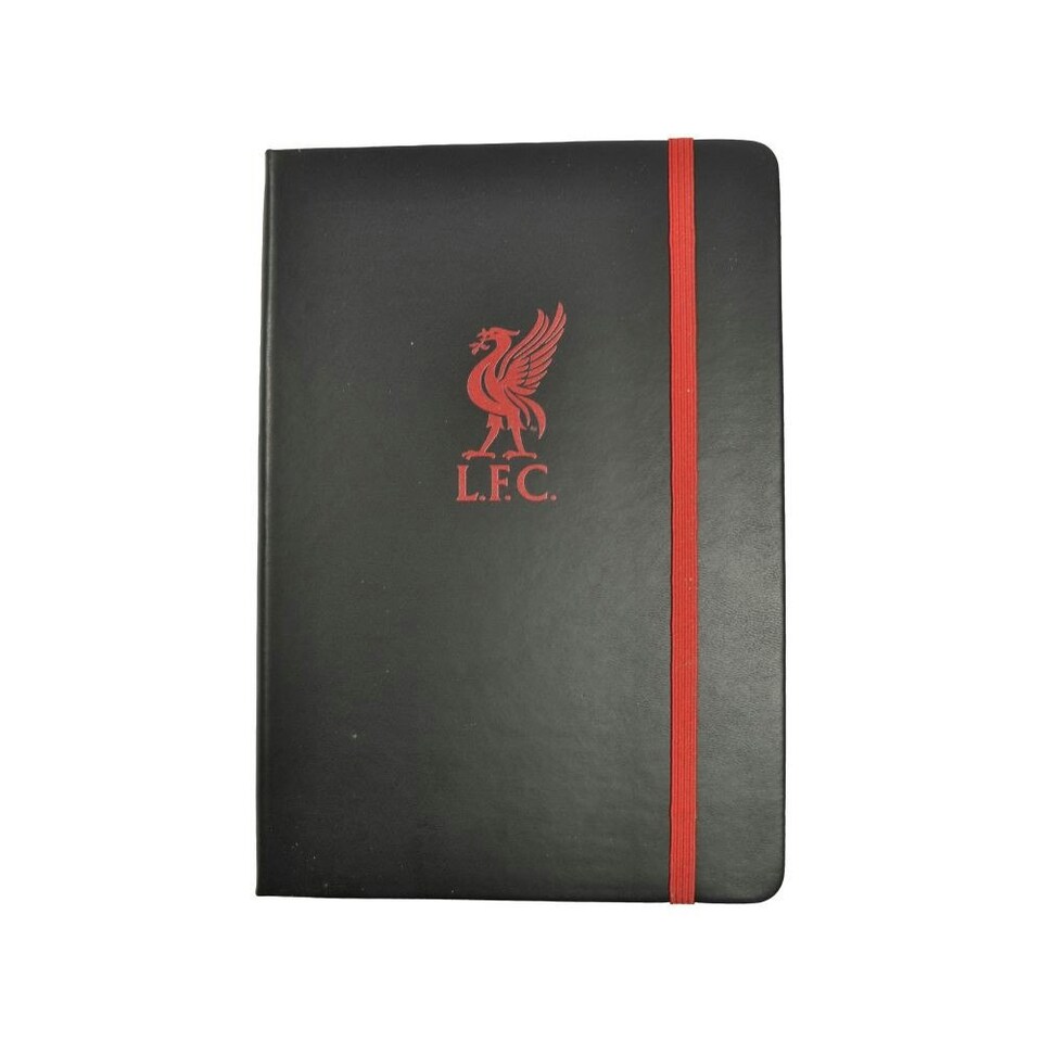 image 1 of Liverpool FC Premium Crest A5 Notebook - Black/Red - One Size